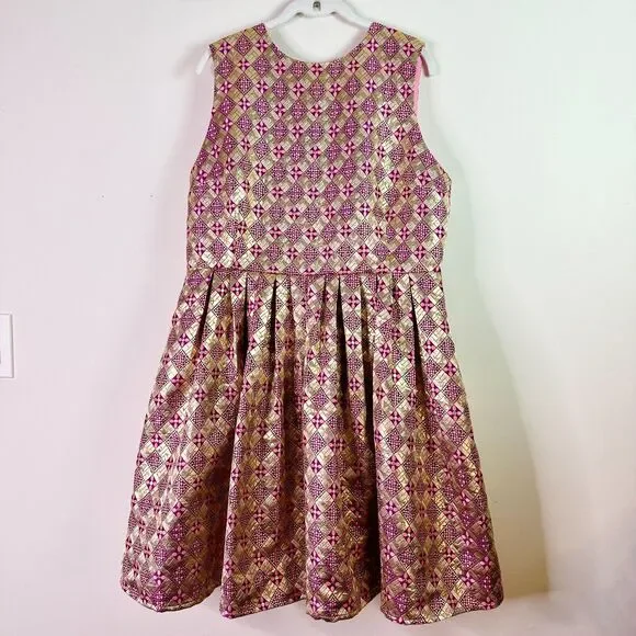 Tuckernuck Dress Women XXL Pink Gold Champagne Dreams Essie Cocktail Glam NWOT - Picture 10 of 12